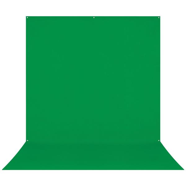Westcott X-Drop Pro Wrinkle-Resistant Backdrop - Chroma-Key Green Screen Sweep (8' x 13')