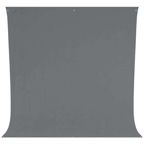 Westcott Wrinkle-Resistant Backdrop - Neutral Gray (9' x 10')