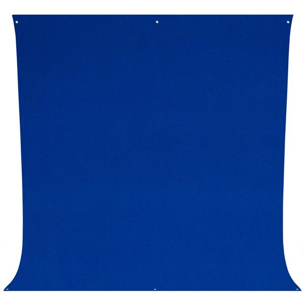 Westcott Wrinkle-Resistant Backdrop - Chroma-Key Blue/Royal Blue (9' x 10')