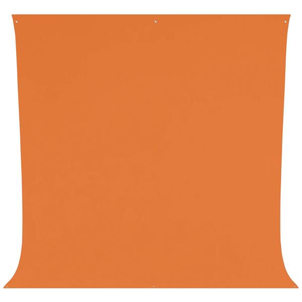 Westcott Wrinkle-Resistant Backdrop - Tiger Orange (9' x 10')