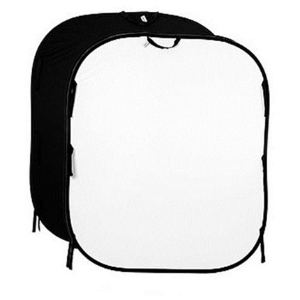 Manfrotto Collapsible 1.8 x 2.75M (6' x 9') Black/White