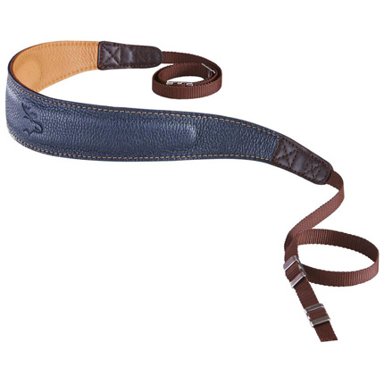 Eddycam Edition 50mm Premium Camera Strap Blue/Natural with Natural Stitching