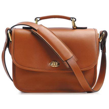 ONA Palma Cognac Leather Shoulder Bag