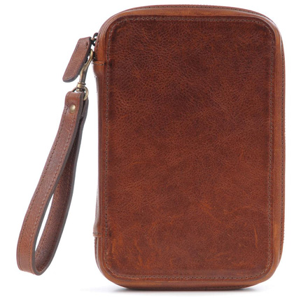 ONA Clarendon Walnut Leather Accessories Organiser
