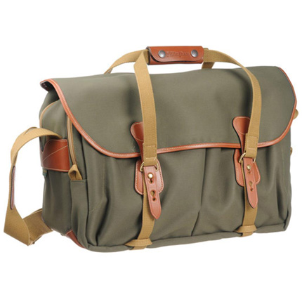 Billingham 555 Shoulder Bag - Sage FibreNyte/Tan