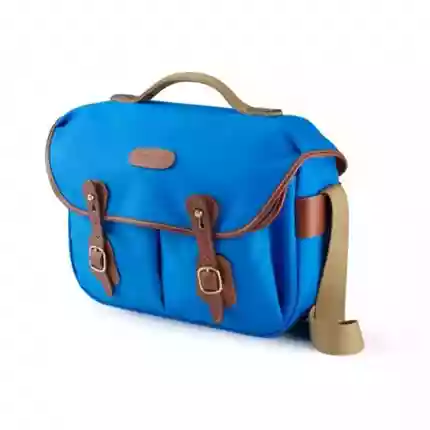 Billingham Hadley Pro Shoulder Bag -  Imperial Blue Canvas/Tan