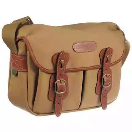 Billingham Hadley Small Shoulder Bag - Khaki Canvas/Tan