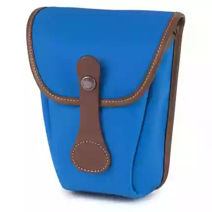 Billingham AVEA 8 Imperial Blue Canvas/Tan Pocket