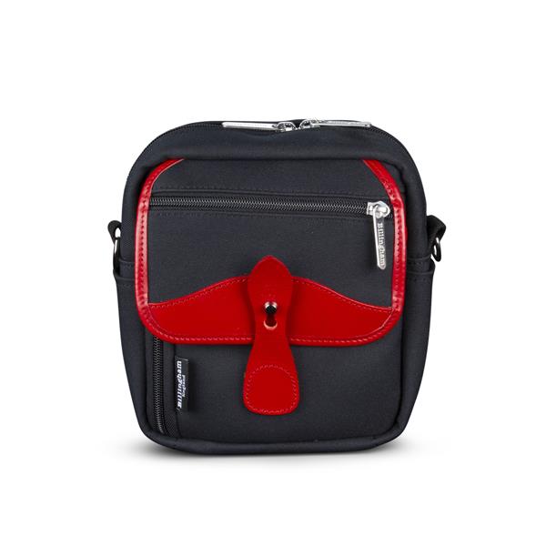 Billingham Pola Stowaway - Black Fibrenyte/ Red
