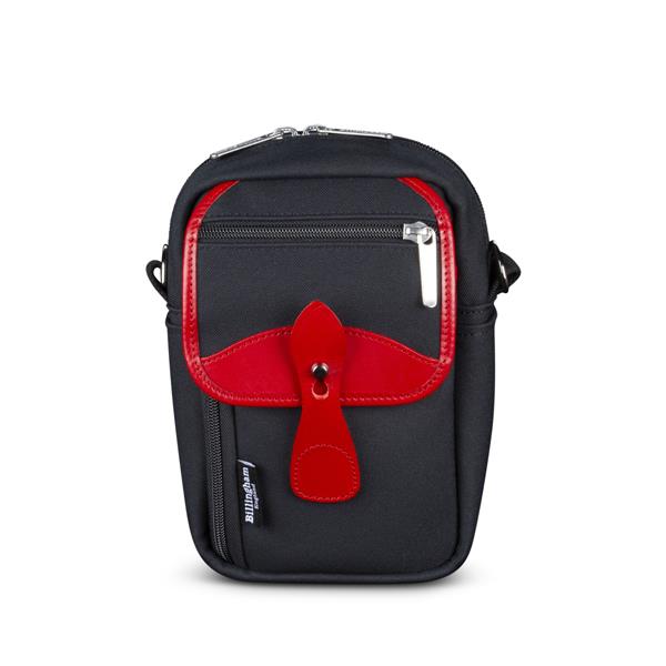 Billingham Airline Stowaway Black FibreNyte/ Red Leather