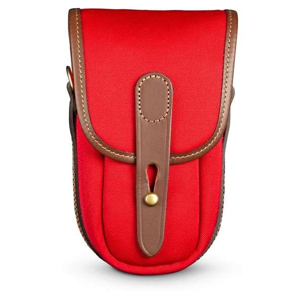 Billingham TEN-16 Compact Camera Case Burgundy Canvas/Chocolate