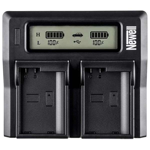 Newell DC-LCD Dual-Channel Charger For NP-T125 Batteries