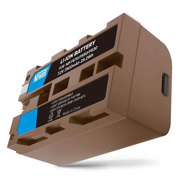 Newell Battery NP-F570 with USB-C Onboard Recharge 3500mAh Open Box