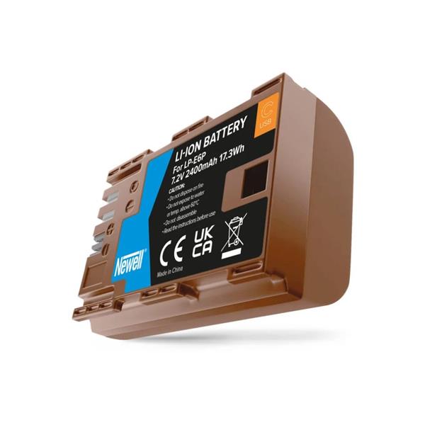 Newell Battery LP-E6P with USB-C Onboard Recharge for Canon