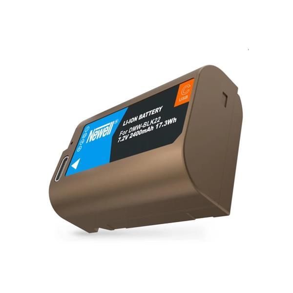 Newell Battery DMW-BLK22 with USB-C Onboard Recharge for Panasonic