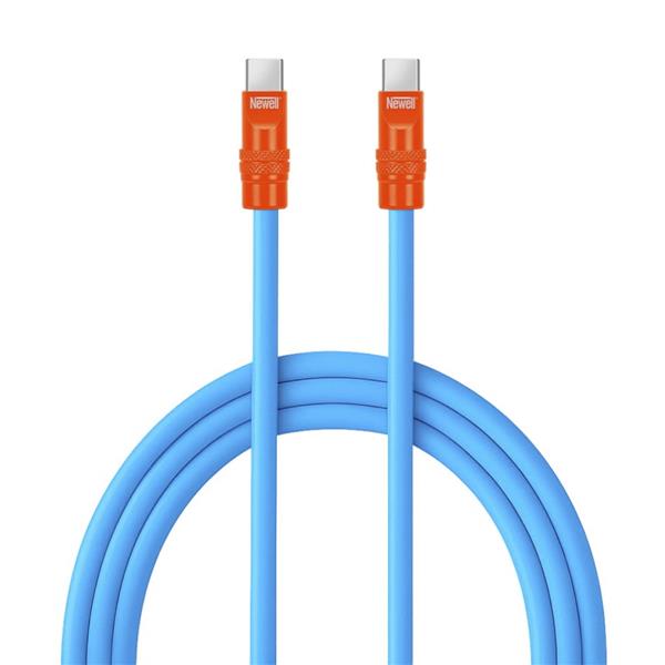 Newell USB-C - USB-C 100 W Cable 2m Silicone Blue-Orange