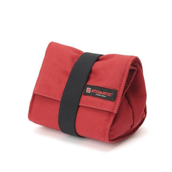 Artisan&Artist Canvas Camera Pouch Red