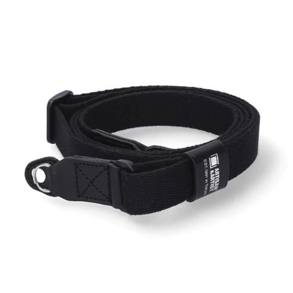 Artisan&Artist Slim and Soft Cloth Camera Strap Black