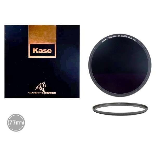 Kase Wolverine Mag Circular ND64000 Filter and Adaptor Ring 77mm