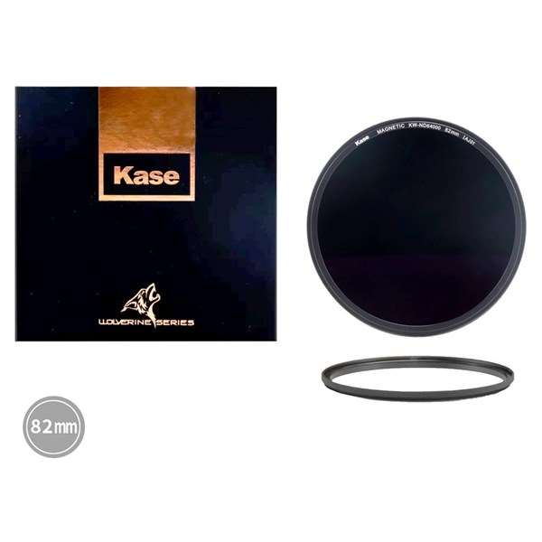 Kase Wolverine Mag Circular ND64000 Filter and Adaptor Ring 82mm
