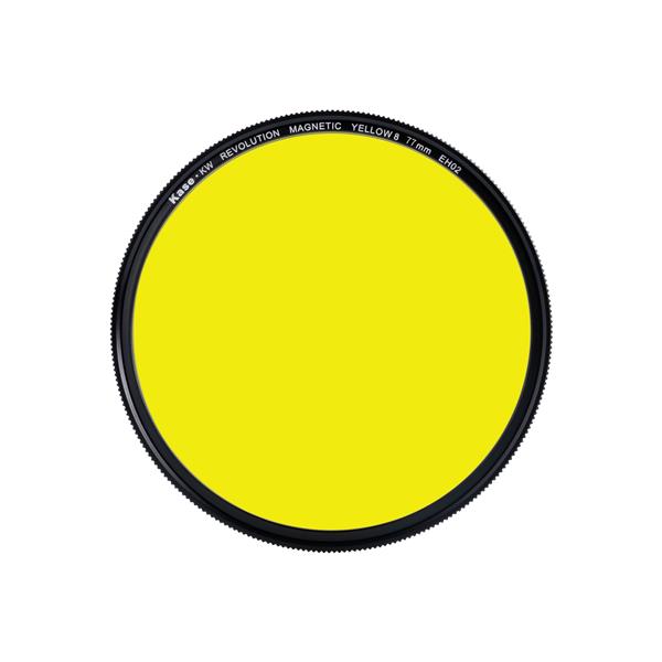 Kase Revolution Black & White Yellow 8 Filter 77mm