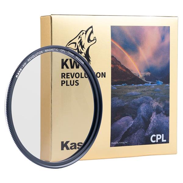 Kase KW Revolution Plus CPL 72mm (Includes Inlaid Ring)