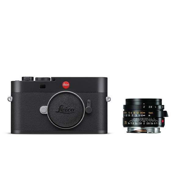 Leica M EV1 Camera with Summicron M 35mm f/2 Lens Black Anodised