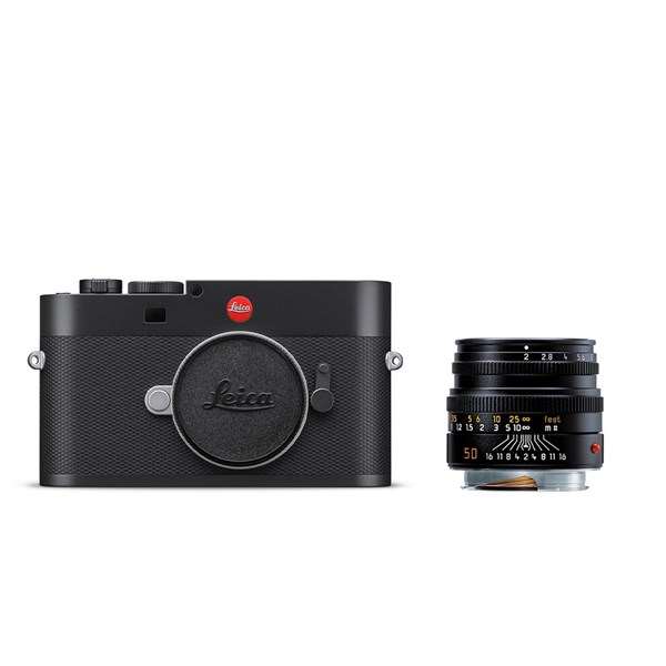 Leica M EV1 Camera with Summicron M 50mm f/2 Lens Black Anodised