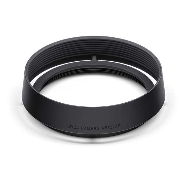 Leica Q3 Lens Hood Round Aluminium Black Anodised Finish