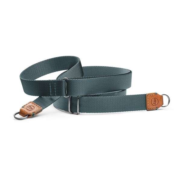 Leica Carrying Strap Fabric and Leather Cognac and Petrol