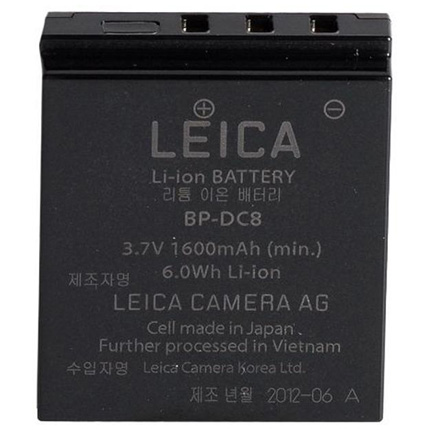 Leica BP-DC8 Battery for X1/X2/X- Vario/XU
