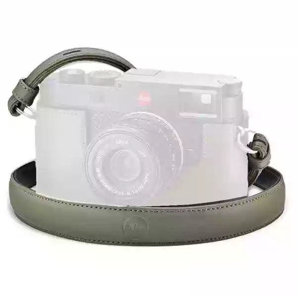 Leica Leather Carrying Strap Olive Green