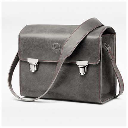 Leica Leather system bag stone grey