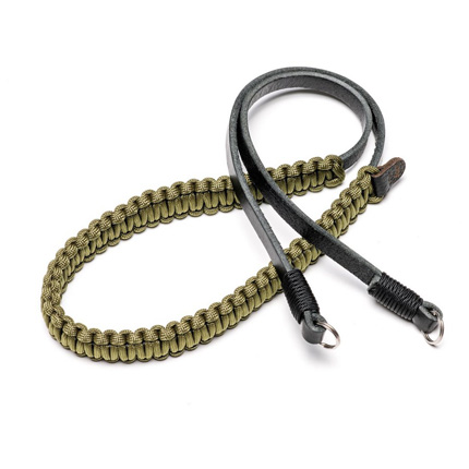 Leica Paracord Strap 100cm Black/Olive by COOPH