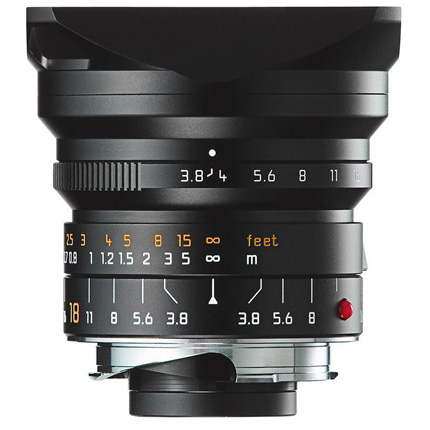 Leica Super Elmar M 18mm f/3.8 ASPH Lens Black Anodised
