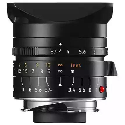 Leica Super Elmar M 21mm f/3.4 ASPH Lens Black Anodised