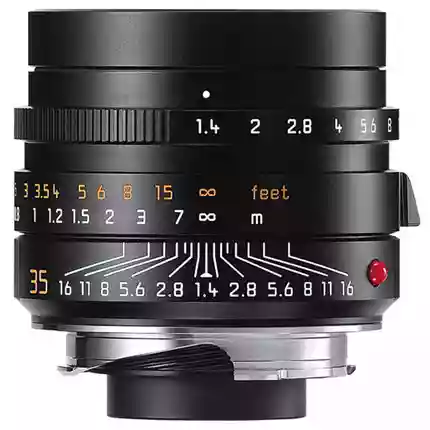 Leica Summilux M 35mm f/1.4 ASPH FLE Lens Black Anodised