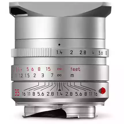 Leica Summilux M 35mm f/1.4 ASPH FLE Lens Silver Anodised