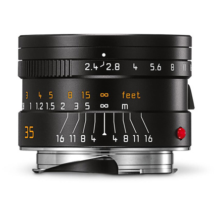 Leica Summarit M 35mm f/2.4 ASPH Lens Black Anodised