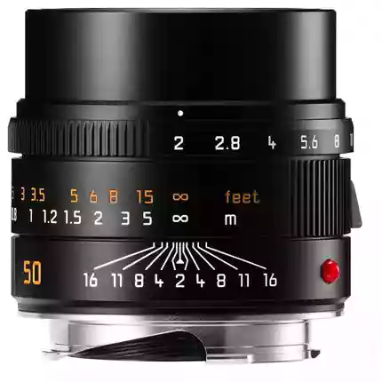 Leica APO Summicron M 50mm f/2 ASPH Lens Black Anodised
