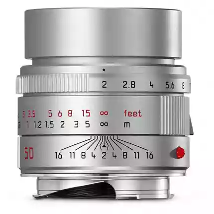 Leica APO Summicron M 50mm f/2 ASPH Lens Silver Anodised