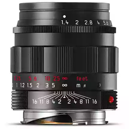 Leica Summilux M 50mm f/1.4 ASPH Lens Black Chrome Edition