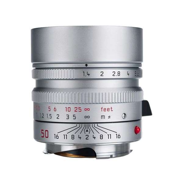 Leica Summilux M 50mm f/1.4 ASPH Lens Silver Chrome Edition Open Box