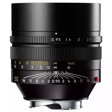 Leica Noctilux M 50mm f/0.95 ASPH Lens Black Anodised
