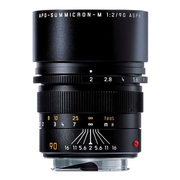 Leica APO Summicron-M 90mm f/2 ASPH Lens Black Anodised Open Box