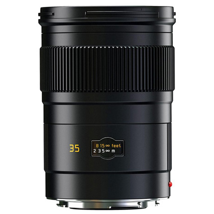 Leica Summarit S 35mm f/2.5 ASPH CS Lens Black Anodised