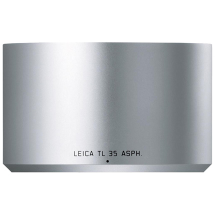 Leica Lens Hood for TL 35 / 60 ASPH,Silver Anodized Finish