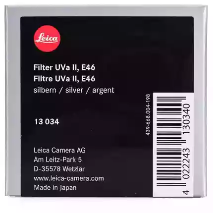 Leica Filter UVa II 46mm Silver