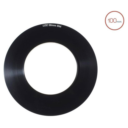 LEE Filters 100mm System 58mm Adaptor Ring 