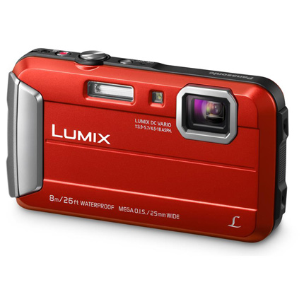Panasonic Lumix DMC-FT30 Waterproof Tough Camera Red